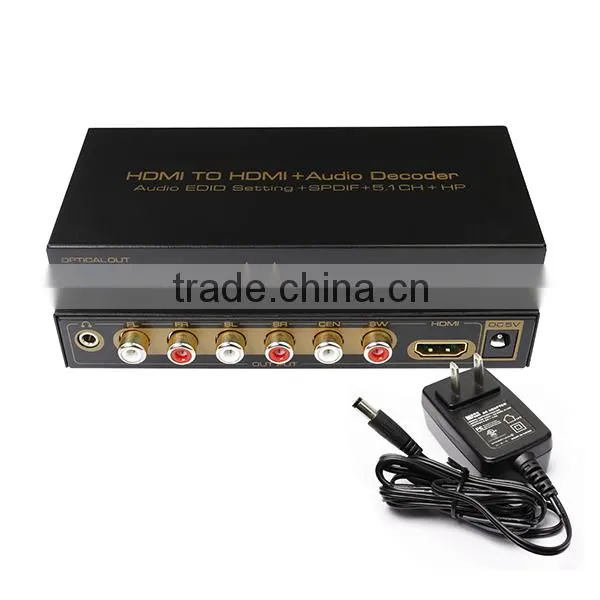 Optical Audio Converter/Dolby 5.1/7.1 Decoder, Supports Multimedia Playback of USB Disk