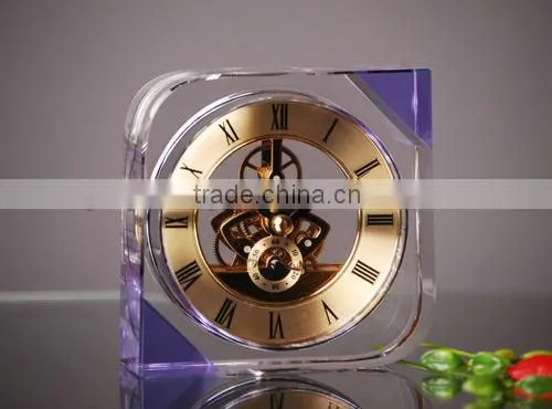 Fashion decoration crystal clock