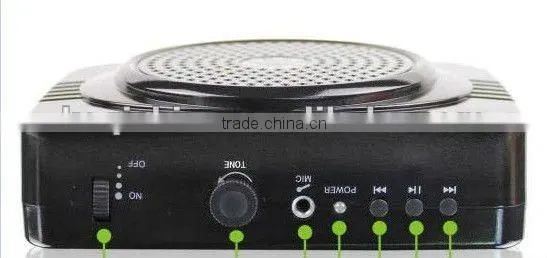 USB/SD/TF function and Mic In function loudspeaker with 30 W