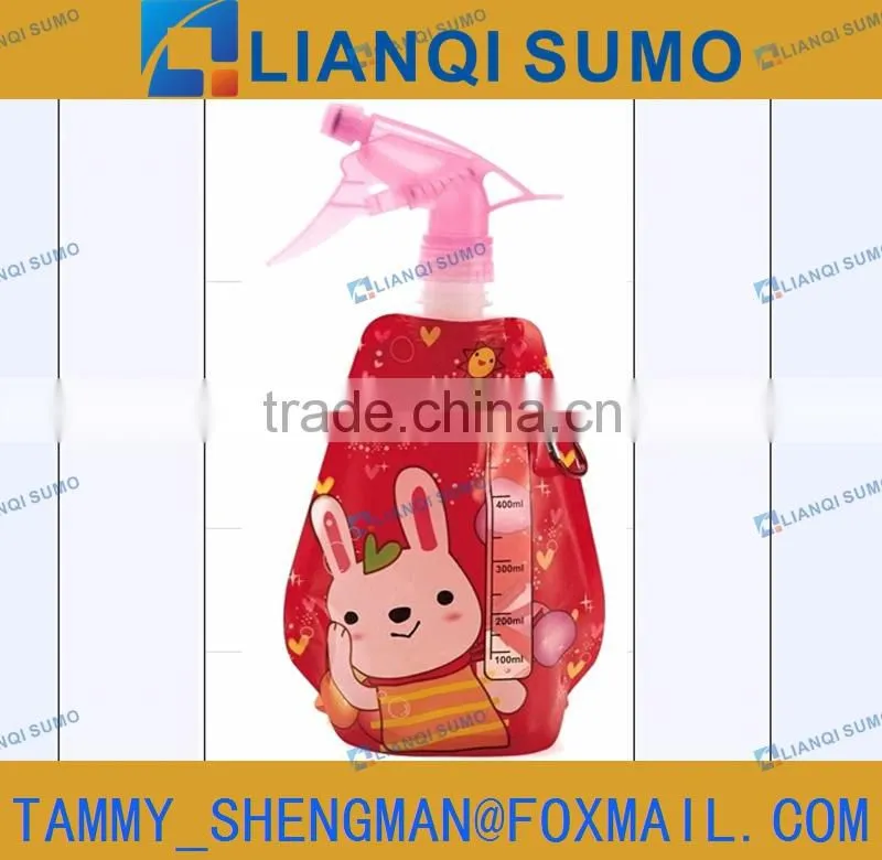 PET water bag folding Plastic trigger bottle