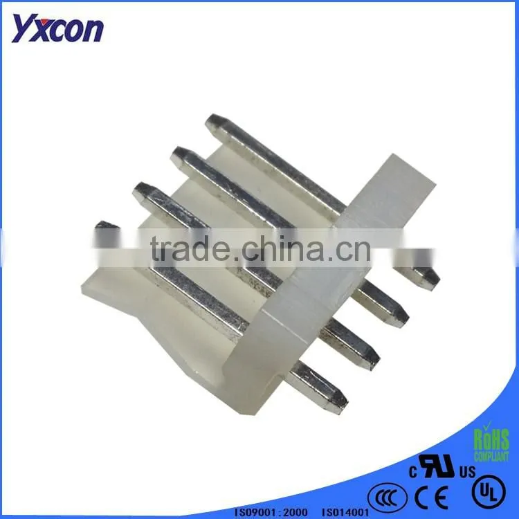 4 pin straight single row waved shape wafer connector