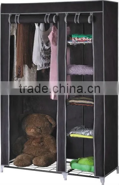portable folding fabric wardrobe/closet/canvas/cabinet/almirah design