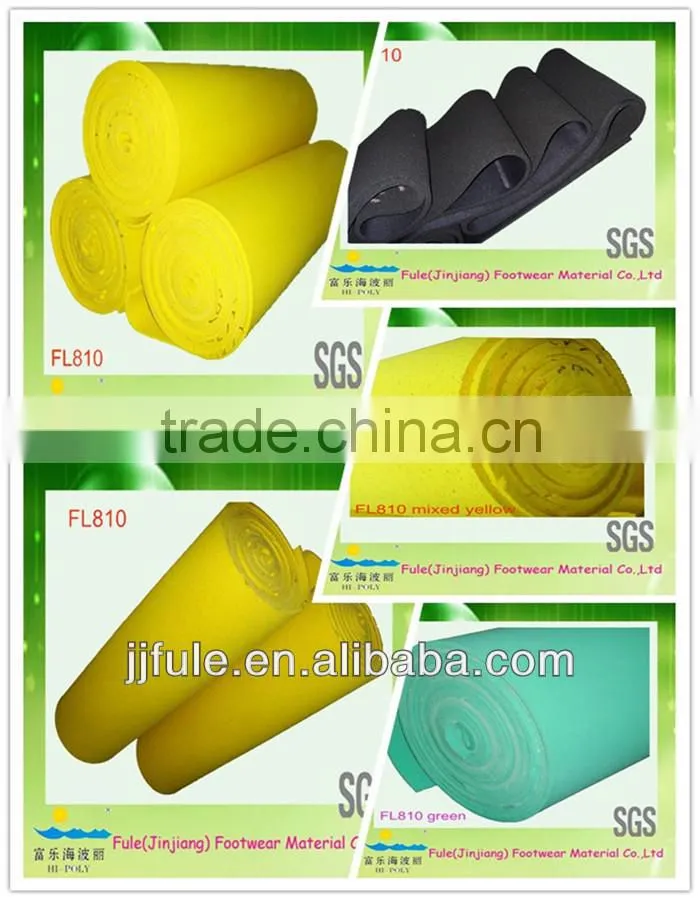 foam underlayment for shoe insoles