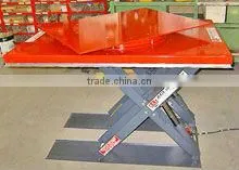 hydraulic stationary lift table for material