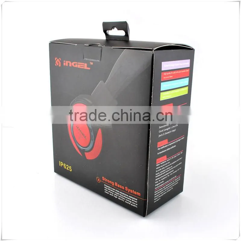 New arrinal mp3 headphone mobile phone headphone with microphone headphone wholesale IP625