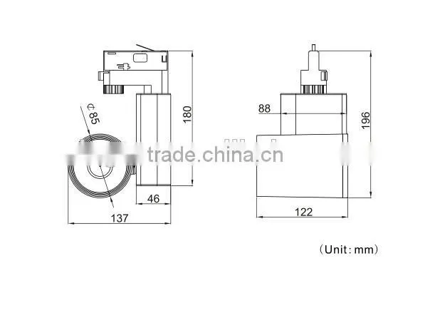 leds for clothes clothing store decoration 15w tracks kit