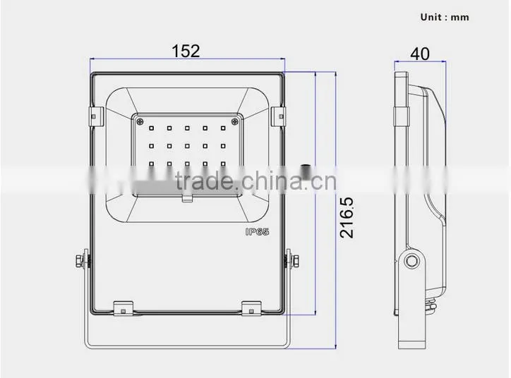 LED slim flood light 200w LED flood light 3 years warranty Samsung 3030SMD