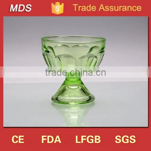 Wholesale short stem wide mouth wine glass for wine
