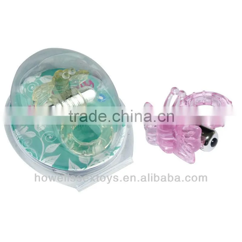 Sex Toy Type Cock Ring With Powerful Vibrator With Butterfly Sex Toys For Male