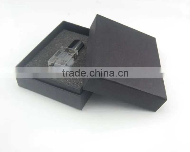 Customized Capacity Memory Disk High-end Crystal Insert 1C Laser Engraved Logo USB Flash Drive for Promotional Gifts