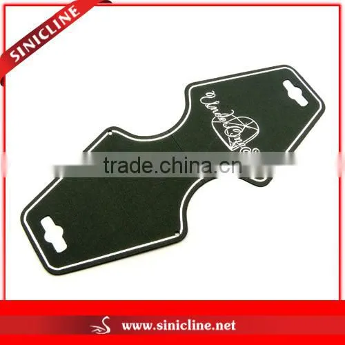Sinicline Paper Jewelry Display Printed Necklace Hanging Card