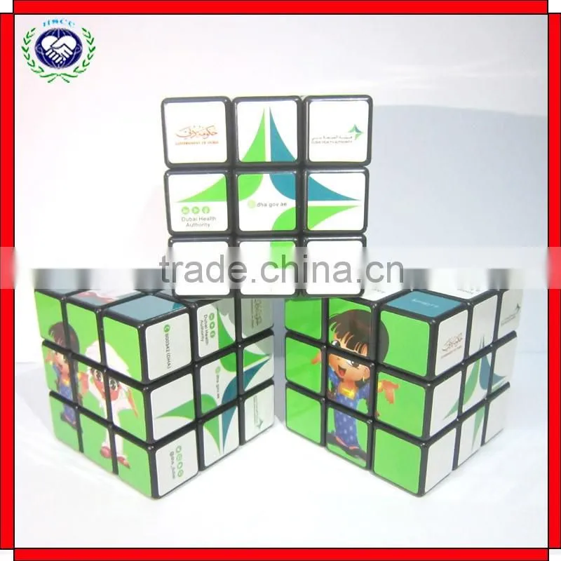 Customized Logo Plastic 3x3x3 5.7cm Square Cube