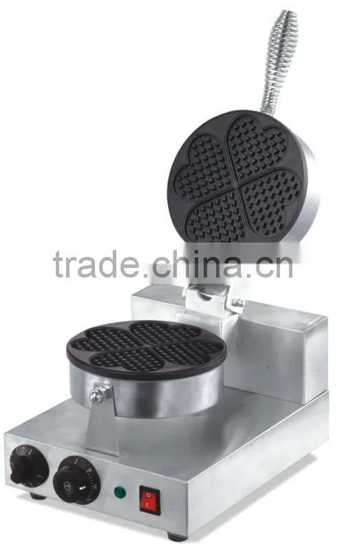 four slice heart shape Belgian Waffle Maker