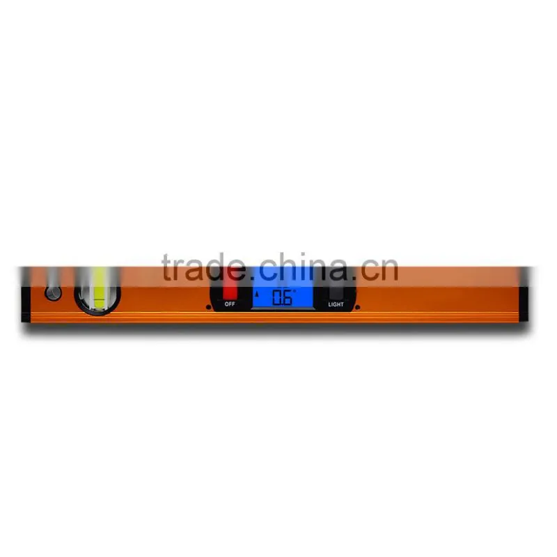 Digital Level 360 Degree Range Angle Finder Spirit Level Upright Magnets Golden Color Inclinometer