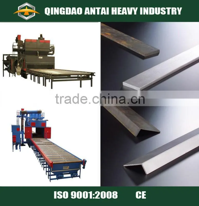 Q6915 roller conveyor shot blasting machine made in china