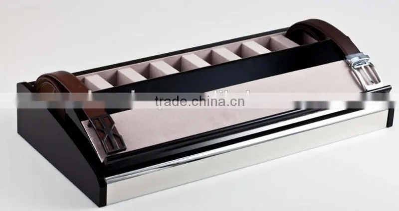 Huge LED stainless steel belt display stand