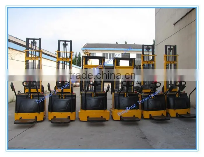 New Wide Leg Havey Duty Semi electric Pallet Hydraulic stacker