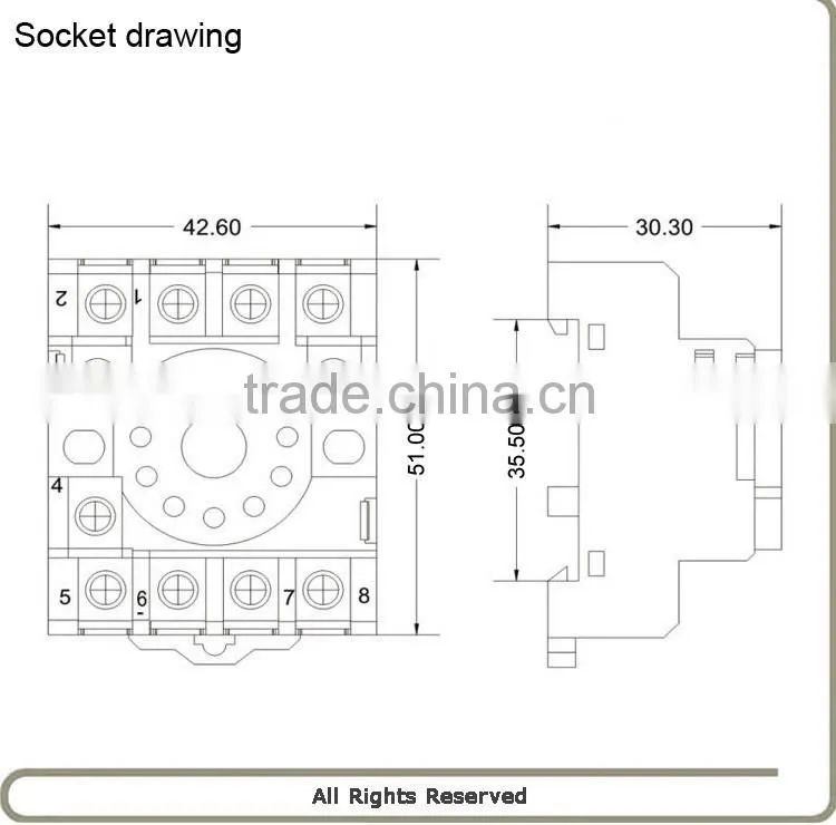 JTX 3C mk3p relay socket 11PIN 10A plug-in relay socket PF113A