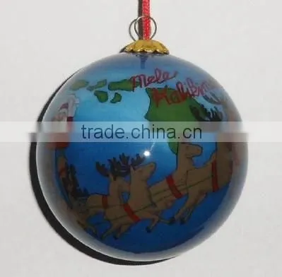 glass ornament ball for Christmas tree decoration