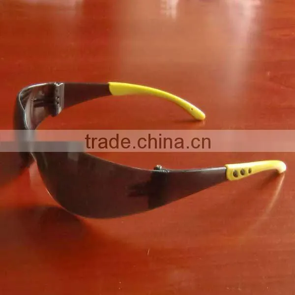 pc safety glasses soft wide PVC frame safety glasses eye protective PC lens safety glasses