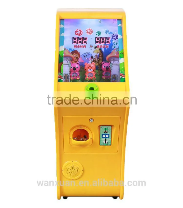 Coin operated electronic pusher pinballs games