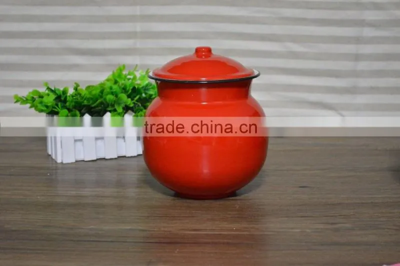Pantone color enamel cooking pot, flower pot,tea pot