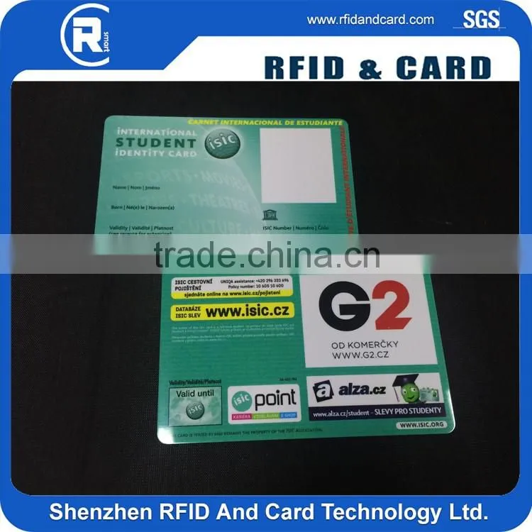 MIFARE Classic 1K NFC PVC business card/smart card blank card with magnetic stripe