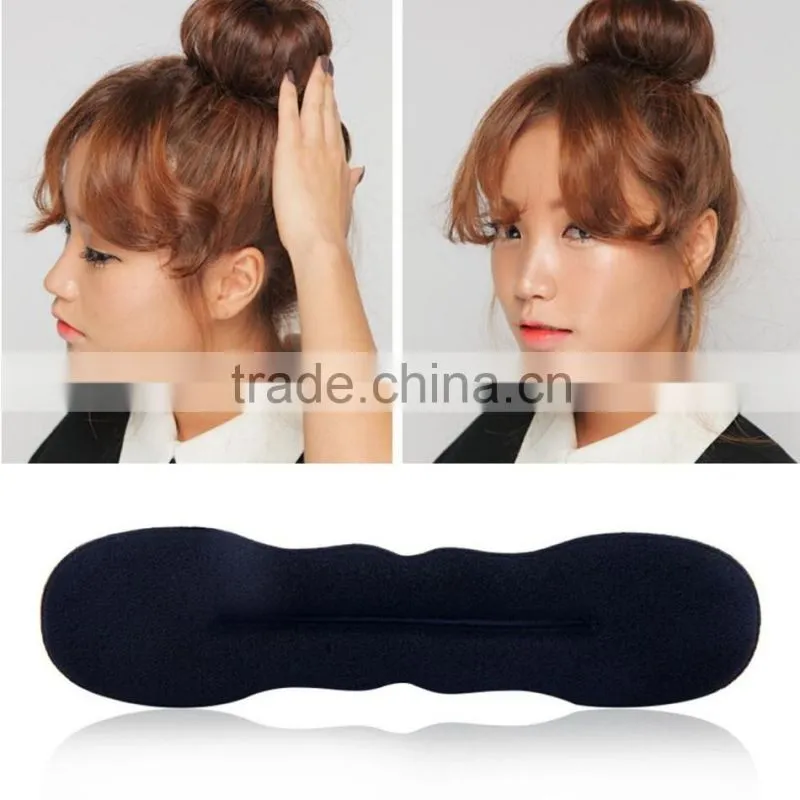 New Premium Fashion Hair Bands Magic Foam Sponge Hair Tools Plate Donut Bun Maker Former Twist Tool Styling