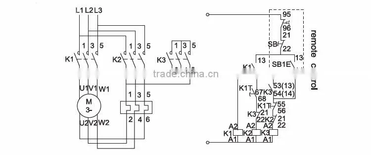 GWIEC Import Cheap Goods From China LC3-D Star Delta Reduced Voltage Starter Magnetic Starter
