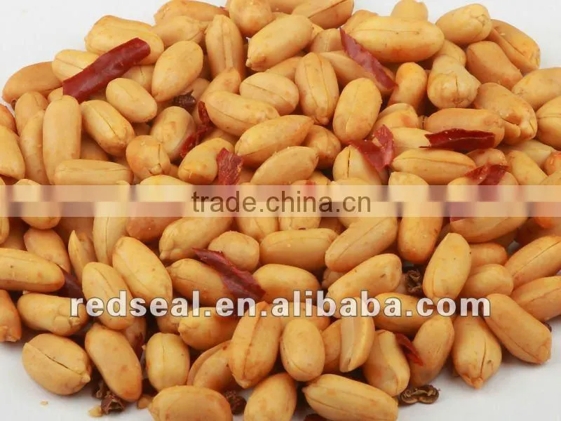 Fried and roasted spicy peanuts