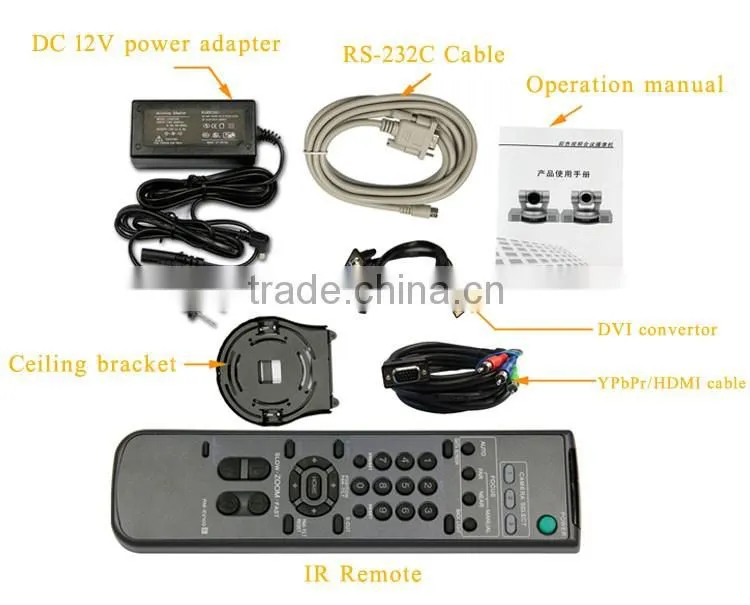 HD 1080P hdmi video conference camera polycom video conference