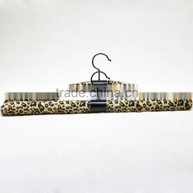Fashionable fabric coverd sponge clothing hanger