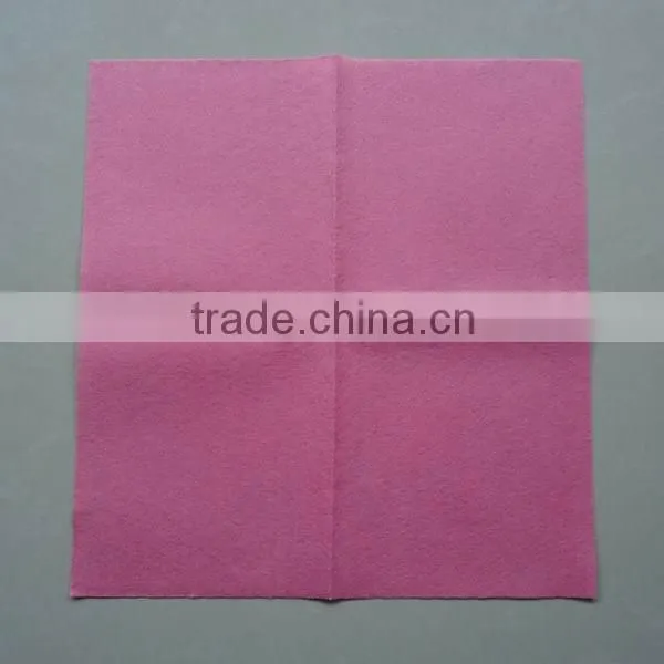 Non-woven fabric magic cleaning cloth (needle punched, viscose & polyester, super absorbent)
