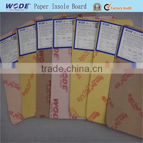 shoe material paper insole board for making shoes with good hardness