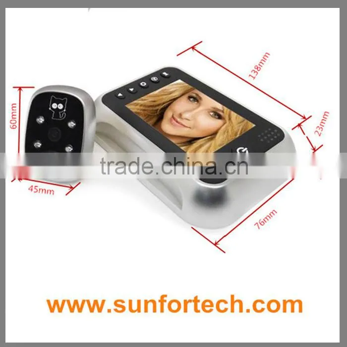 shenzhen access control wired doorbell with camera
