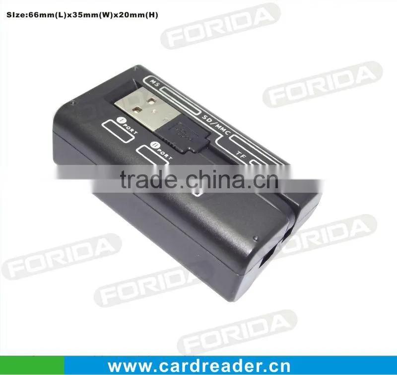 Patent Combo Card Reader Driver with 3 Port