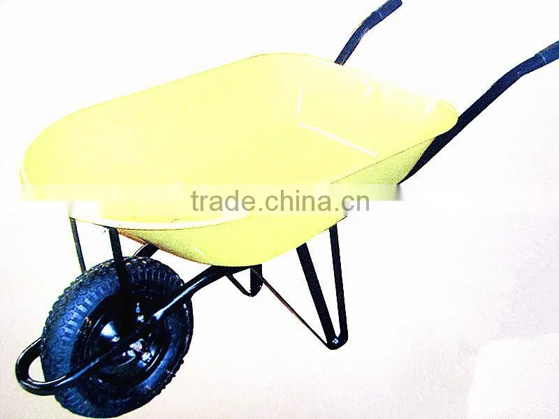 Plastic tray construction Wheelbarrow WB7200C with one pneumatic wheel