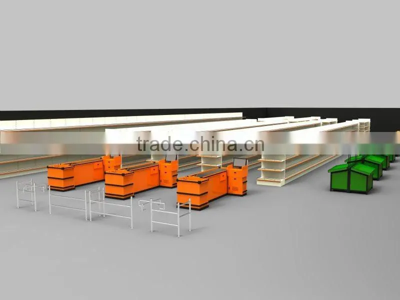 Metal Gondola Display Stand