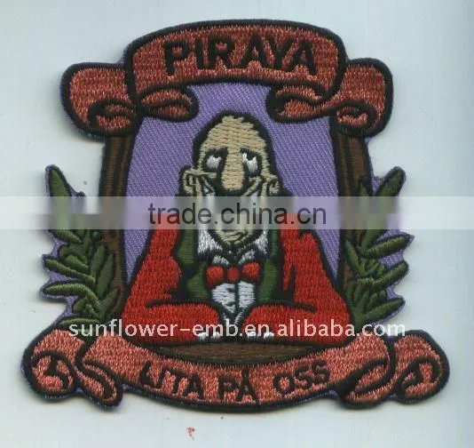 Embroidery sport patch
