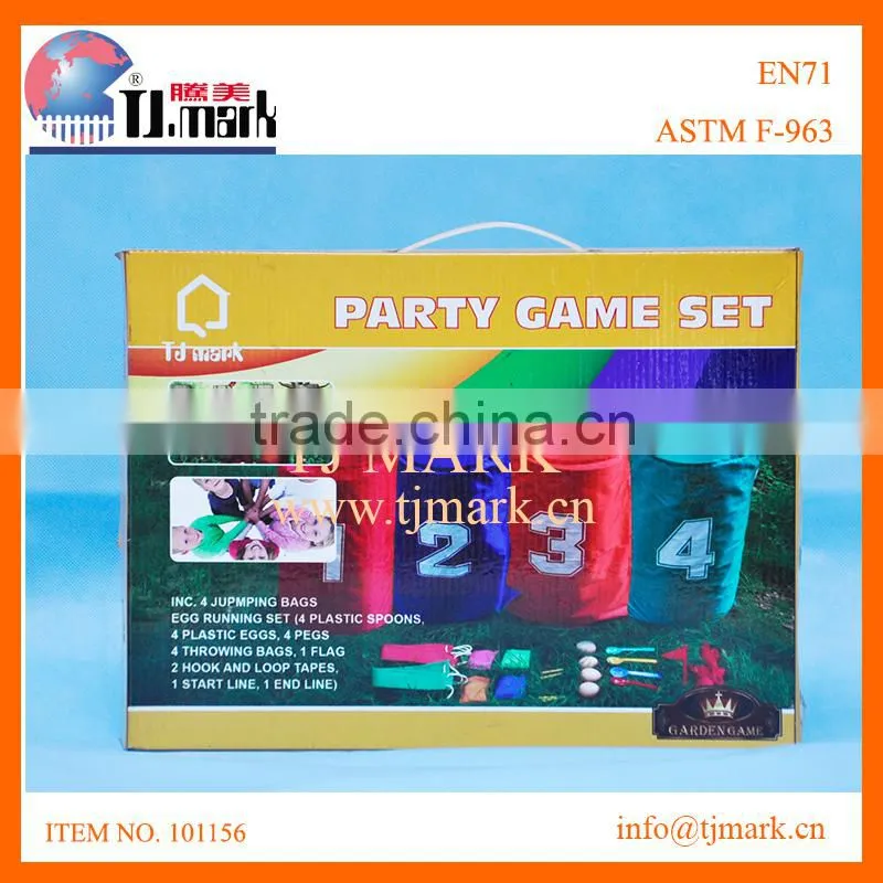 4PC NON-WOVEN KIDS SACK RACE GAME SET JUMPING BAG