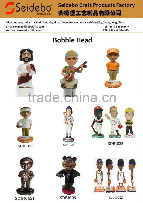 High quality personalized resin bobble head,customized bobble head,bobble head figurine