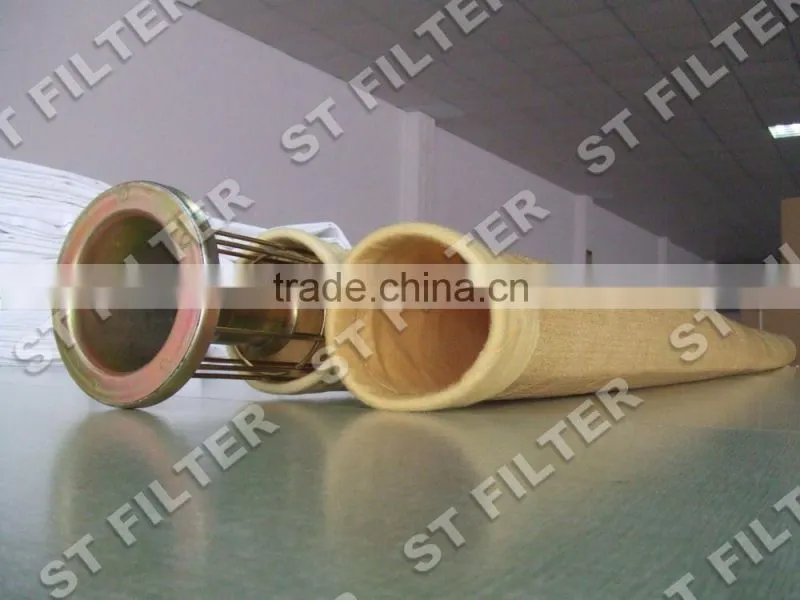 electrostatic chimney filter bag,P84 filter bag,Dia130*3600mm