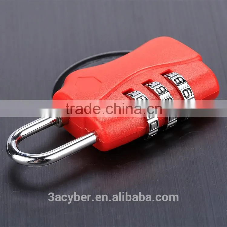 New 3 Dial Digits Password Padlock Luggage Lock For Travel Safety and Security Lock Safe Protection SV021537