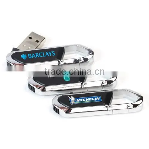 Custom Metal Carabiner USB Flash Drive