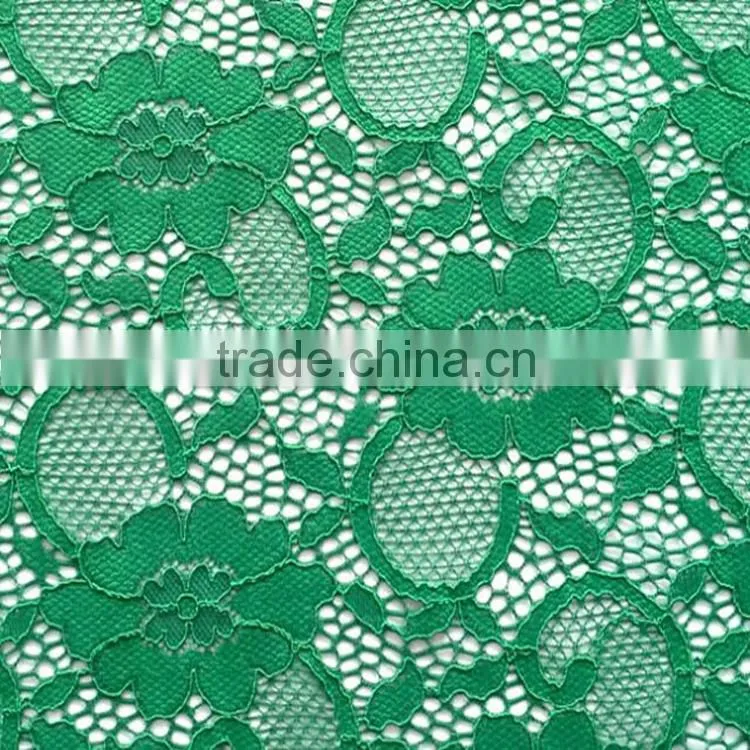 made in China floral lace fabric for wedding dress