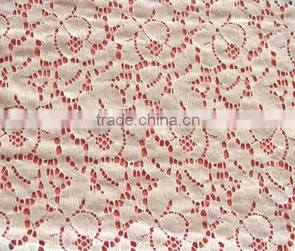 420D nylon cotton lace fabric in stock 2019#