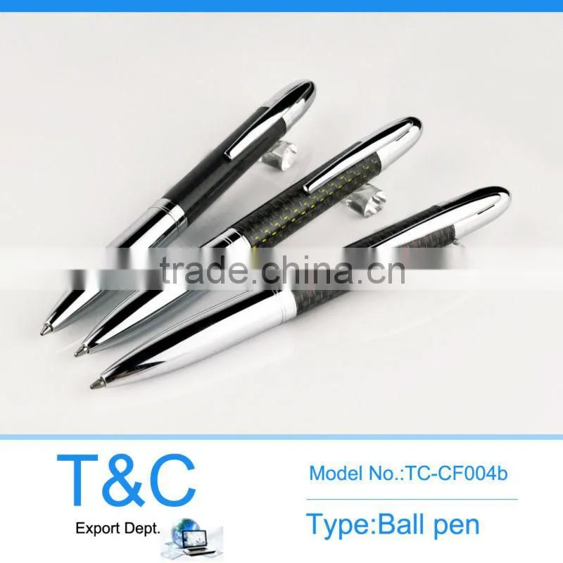 Exclusive carbon fiber roller ball pen gift set