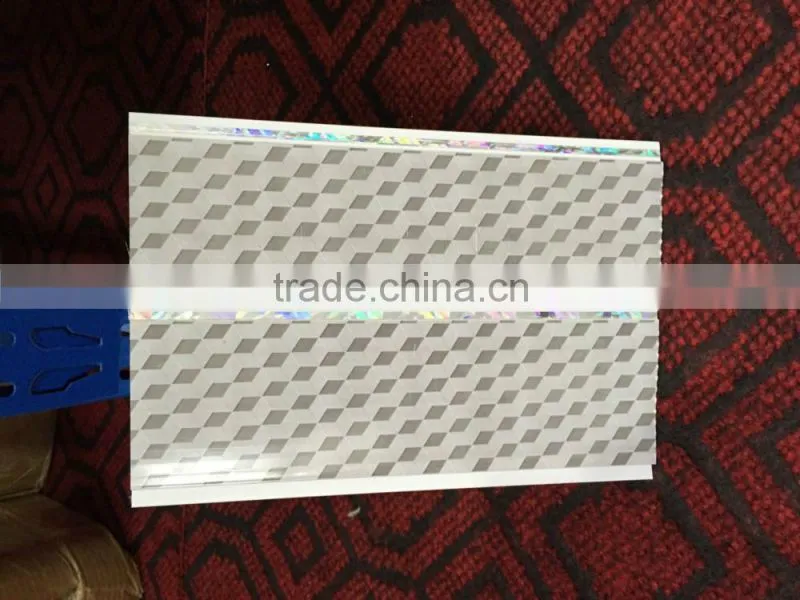 China manufacturer building material interior wall paper design false pvc ceiling decoration