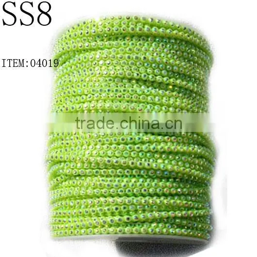 SS8 single rhinestone cup chain