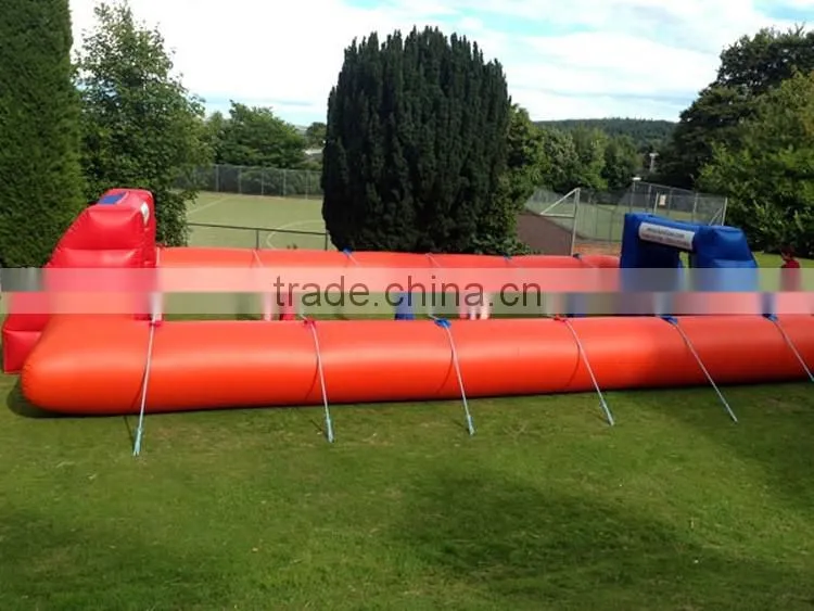 40' long commercial inflatable human football table for sale